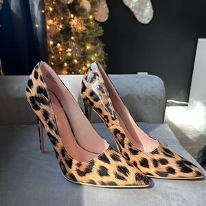 Leopard Print Women's Heels